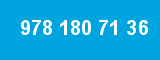 978 180 71 36